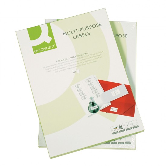 Etichete Q-CONNECT, 70 x 42.3 mm, 2100 etichete, 100 coli/top Etichete Q-CONNECT, 70 x 42.3 mm, 2100 etichete, 100 coli/top