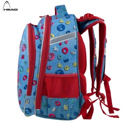 Ghiozdan Head HD-404, 2 compartimente, design jeans Ghiozdan Head HD-404, 2 compartimente, design jeans