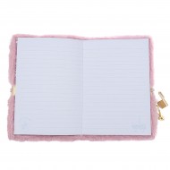 Jurnal pufos cu lacatel Astra A5, 96 file, unicorn   Jurnal pufos cu lacatel Astra A5, 96 file, unicorn