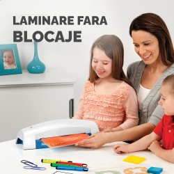 Laminator Fellowes Lunar Plus A4, albastru Laminator Fellowes Lunar Plus A4, albastru