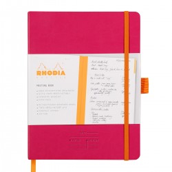Meeting Book A5+ Rhodiarama, 80 file, rose Meeting Book A5+ Rhodiarama, 80 file, rose