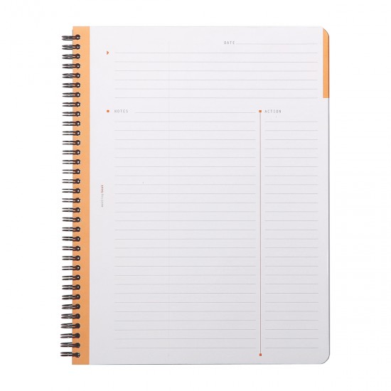 MeetingBook cu spira A4+ Rhodiactive, 80 file, negru MeetingBook cu spira A4+ Rhodiactive, 80 file, negru