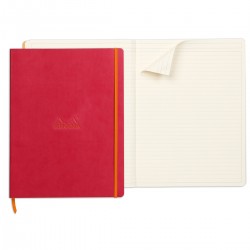 Notebook  A4+ Rhodiarama, 80 file, ivory dictando, roze Notebook  A4+ Rhodiarama, 80 file, ivory dictando, roze