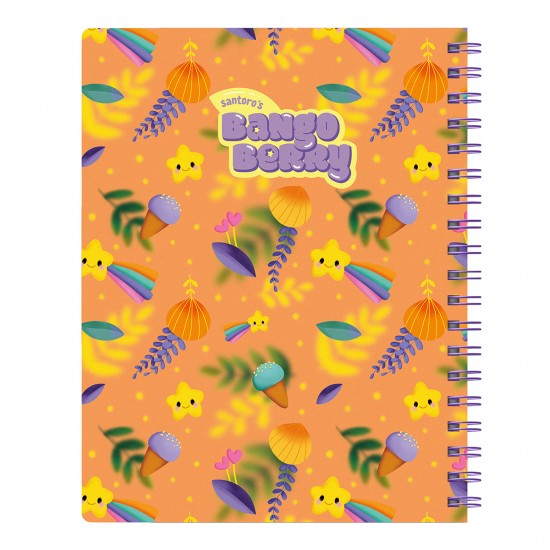 Notes cu separatoare si spira Bangoberry Pally Panda, 200 pagini Notes cu separatoare si spira Bangoberry Pally Panda, 200 pagini