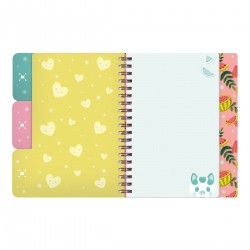 Notes cu separatoare si spira Bangoberry Piggy Porcusorul, 200 pagini Notes cu separatoare si spira Bangoberry Piggy Porcusorul, 200 pagini