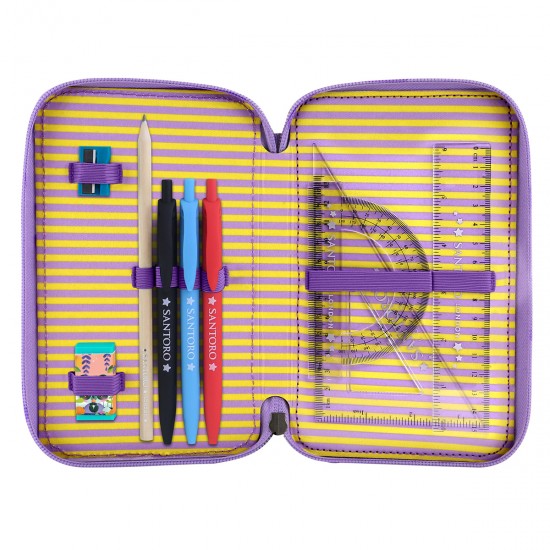 Penar Bangoberry Pally Panda, 3 compartimente, echipat Penar Bangoberry Pally Panda, 3 compartimente, echipat