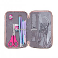 Penar echipat pufos Astra AC31, 3 compartimente, unicorn   Penar echipat pufos Astra AC31, 3 compartimente, unicorn