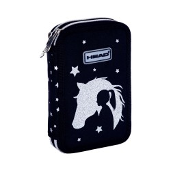 Penar scolar Astra, 2 compartimente, neechipat, colectia Silver Dream Penar scolar Astra, 2 compartimente, neechipat, colectia Silver Dream