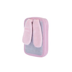 Penar scolar Astra, 2 compartimente, neechipat, design iepuras Penar scolar Astra, 2 compartimente, neechipat, design iepuras