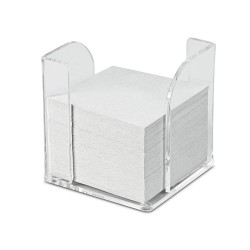 Suport pentru cub hartie Maul, sticla acrilica, transparent, 9x9 cm Suport pentru cub hartie Maul, sticla acrilica, transparent, 9x9 cm