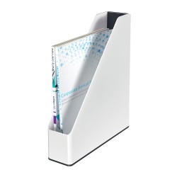 Suport vertical Leitz WOW, pentru documente, PS, A4, culori duale, alb-negru Suport vertical Leitz WOW, pentru documente, PS, A4, culori duale, alb-negru