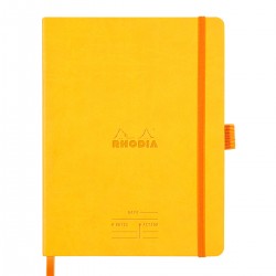 Meeting Book A5+ Rhodiarama, 80 file, galben Meeting Book A5+ Rhodiarama, 80 file, galben