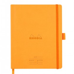 Meeting Book A5+ Rhodiarama, 80 file, portocaliu Meeting Book A5+ Rhodiarama, 80 file, portocaliu