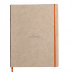 Notebook  A4+ Rhodiarama, 80 file, ivory dictando, bej Notebook  A4+ Rhodiarama, 80 file, ivory dictando, bej