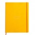 Notebook  A4+ Rhodiarama, 80 file, ivory dictando, galben