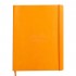 Notebook  A4+ Rhodiarama, 80 file, ivory dictando, portocaliu