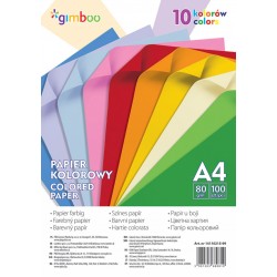 Hartie color GIMBOO, mix 5x20 coli, culori neon, A4, 80g, 100 coli Hartie color GIMBOO, mix 5x20 coli, culori neon, A4, 80g, 100 coli
