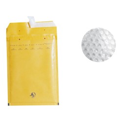 Plic cu protectie, 345 x 470, kraft, siliconic, 50 bucati/cutie