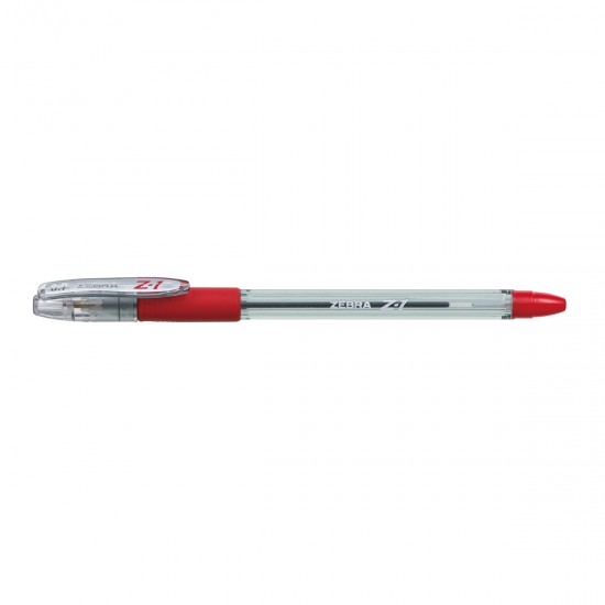 Pix fara mecanism Zebra Z1, grip, corp plastic, varf 0.7 mm, culoare scriere rosu Pix fara mecanism Zebra Z1, grip, corp plastic, varf 0.7 mm, culoare scriere rosu