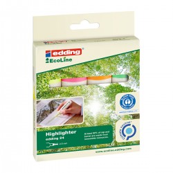 Textmarker Edding, E24, 4 culori/set