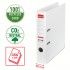 Biblioraft Esselte No.1 Power Recycled, carton reciclat si reciclabil cu amprenta CO2 neutra, A4, 50 mm, alb
