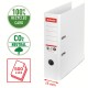 Biblioraft Esselte No.1 Power Recycled, carton reciclat si reciclabil cu amprenta CO2 neutra, A4, 75 mm, alb Biblioraft Esselte No.1 Power Recycled, carton reciclat si reciclabil cu amprenta CO2 neutra, A4, 75 mm, alb