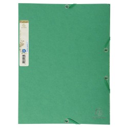 Dosar plic Exacompta Aquarel, A4, carton reciclat, inchidere elastic, verde Dosar plic Exacompta Aquarel, A4, carton reciclat, inchidere elastic, verde