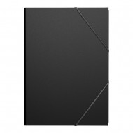 Mapa din plastic cu elastic, Memoris Precious, negru Mapa din plastic cu elastic, Memoris Precious, negru