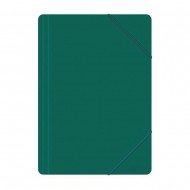 Mapa din plastic cu elastic, Memoris Precious, verde Mapa din plastic cu elastic, Memoris Precious, verde