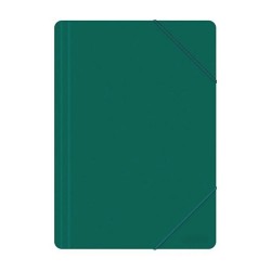 Mapa din plastic cu elastic, Memoris Precious, verde Mapa din plastic cu elastic, Memoris Precious, verde