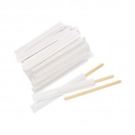 Paletine din lemn, pentru cafea, ambalaj individual, 11 cm, 500 bucati/set