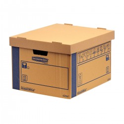 Cutie carton transport si arhivare Fellowes, FastFold, 463x480x632 mm, 127 L Cutie carton transport si arhivare Fellowes, FastFold, 463x480x632 mm, 127 L