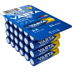 Baterii Varta Longlife Power, AA, LR6, 24 bucati/set Baterii Varta Longlife Power, AA, LR6, 24 bucati/set