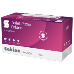 Rezerva hartie igienica pliata V, Satino Prestige, 2 straturi, 30 bucati/set Rezerva hartie igienica pliata V, Satino Prestige, 2 straturi, 30 bucati/set