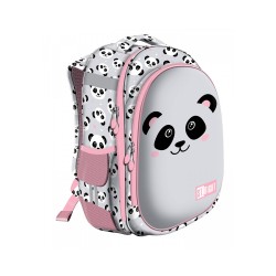 Ghiozdan Majewski, St Right HB01, 2 compartimente, Panda Grey Ghiozdan Majewski, St Right HB01, 2 compartimente, Panda Grey