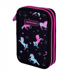 Penar echipat Astra AC21, 2 compartimente, unicorni   Penar echipat Astra AC21, 2 compartimente, unicorni