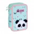 Penar scolar Astra, echipat, 3 compartimente, colectia Panda