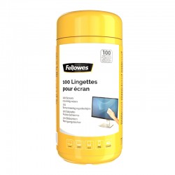 Servetele Fellowes pentru curatare ecran, 100 bucati Servetele Fellowes pentru curatare ecran, 100 bucati