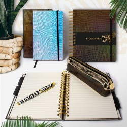 Agenda Pukka Pads Wild, A5, 192 pag dictando, hartie 90 g, coperti tari Agenda Pukka Pads Wild, A5, 192 pag dictando, hartie 90 g, coperti tari