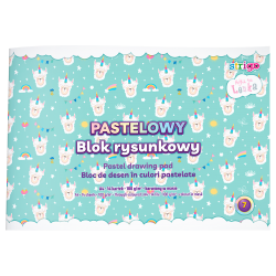 Bloc de desen Strigo Pastel A4, 14 file 100g, culori pastel Bloc de desen Strigo Pastel A4, 14 file 100g, culori pastel