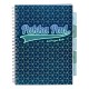 Caiet cu spirala si separatoare Pukka Pads Project Book Glee 200 pag, matematica, A4, albastru inchis Caiet cu spirala si separatoare Pukka Pads Project Book Glee 200 pag, matematica, A4, albastru inchis