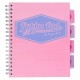 Caiet cu spirala si 5 separatoare Pukka Pads Project Book Pastel, coperti PP, 200 pag Matematica, B5, hartie 80g PINK