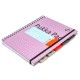 Caiet cu spirala si separatoare Pukka Pads A4 Executive Metallic Project Book, 200 pag, 80 g, coperti cartonate PINK