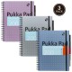 Caiet cu spirala si separatoare Pukka Pads A4 Executive Metallic Project Book, 200 pag, 80 g, coperti cartonate PINK