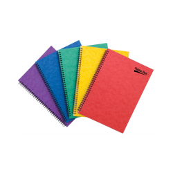 Set 5 caiete cu spirala Pukka Pads A4, 120 pag, dictando cu cadran alb, 4 perforatii indosariere, microperforatii desprindere, mix 5 culori Set 5 caiete cu spirala Pukka Pads A4, 120 pag, dictando cu cadran alb, 4 perforatii indosariere, microperforatii desprindere, mix 5 culori