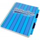 Caiet cu spirala si separatoare Pukka Pads Project Book Vogue 200 pag dictando A4 albastru