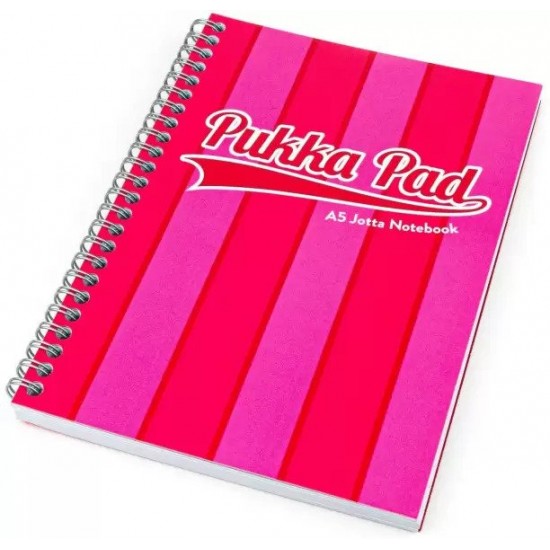 Caiet cu spirala Pukka Pads Vogue 200 pag dictando A5, roz