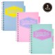 Caiet cu spirala si 3 separatoare Pukka Pads Project Book Pastel, coperti PP, 200 pag DICTANDO, hartie 80 g, A5 BLUE Caiet cu spirala si 3 separatoare Pukka Pads Project Book Pastel, coperti PP, 200 pag DICTANDO, hartie 80 g, A5 BLUE