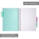 Caiet cu spirala si 3 separatoare Pukka Pads Project Book Pastel, coperti PP, 200 pag DICTANDO, hartie 80 g, A5 MINT Caiet cu spirala si 3 separatoare Pukka Pads Project Book Pastel, coperti PP, 200 pag DICTANDO, hartie 80 g, A5 MINT
