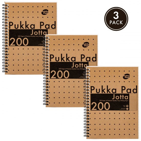 Caiet cu spirala Pukka Pads Jotta Kraft, A5 dictando, 200 pag, hartie 80 g, coperti cartonate Caiet cu spirala Pukka Pads Jotta Kraft, A5 dictando, 200 pag, hartie 80 g, coperti cartonate